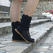 Обувь ручной работы handmade. Livemaster - original item Summer ankle boots 