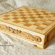 Активный отдых и развлечения handmade. Livemaster - original item Chess and table Vikings. Handmade.