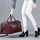 Travel/sports bag, made of genuine crocodile leather!. Travel bag. SHOES&BAGS. My Livemaster. Фото №4