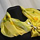 Scarf silk "Freshness Morning." Scarf silk batik. Scarves. Pictures and silk. Online shopping on My Livemaster.  Фото №2