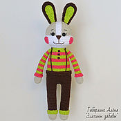 Куклы и игрушки handmade. Livemaster - original item Bunny Rami-toy, crocheted. Handmade.