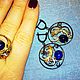 A set of 'Pisces' with sapphires. Jewelry Sets. SELENA. My Livemaster. Фото №4