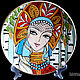 Decorative collectible plate from the series 'Faces'. Plates. TinaRita. My Livemaster. Фото №6