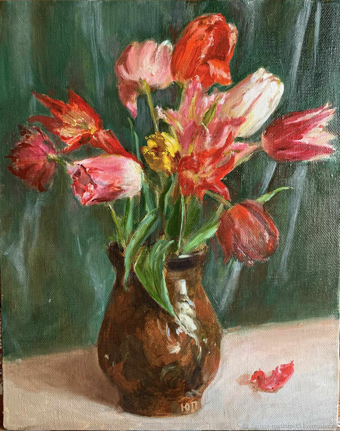 Картины: картина маслом весенние тюльпаны в интернет-магазине на ...