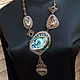 ' Keeper of my Secrets ' beads, simbircite, pyrite. Necklace. Jewelry and accessories by IRIS. My Livemaster. Фото №5