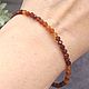 Natural Hessonite Bracelet with cut, Bead bracelet, Moscow,  Фото №1