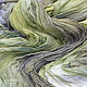 Batik scarf stole 'Forest moss'. Khaki, olive. 100% silk, Wraps, Kislovodsk,  Фото №1