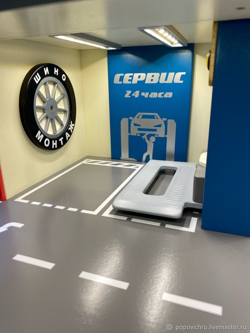 Гараж для машинок. Автосервис – заказать на Ярмарке Мастеров – UR3HURU ...