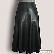 Одежда handmade. Livemaster - original item Illyrica skirt made of genuine leather/suede (any color). Handmade.