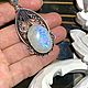 'Collection' Pendant with a moonstone N1. Pendant. UNIQUE-LIT. My Livemaster. Фото №6