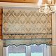 Roman curtain for the kitchen ' Oliva', Roman and roller blinds, Moscow,  Фото №1