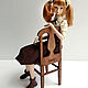 Chair for dolls 1:6 (Barbie), 1:4: 1:3 MSD, 70 SD,  cm. Doll furniture. dreamstudiodoll. Online shopping on My Livemaster.  Фото №2