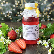 Косметика ручной работы handmade. Livemaster - original item Micellar water with hyaluronic acid Strawberry. Handmade.