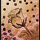 Order The rose flower painting is painted with coffee and acrylic 'Coffee rose' 30h24. chuvstvo-pozitiva (chuvstvo-pozitiva). Livemaster. . Pictures Фото №3