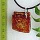 Amber. Pendant 'Spider' amber silver. Pendants. Frollena II. Natural Baltic amber. My Livemaster. Фото №4