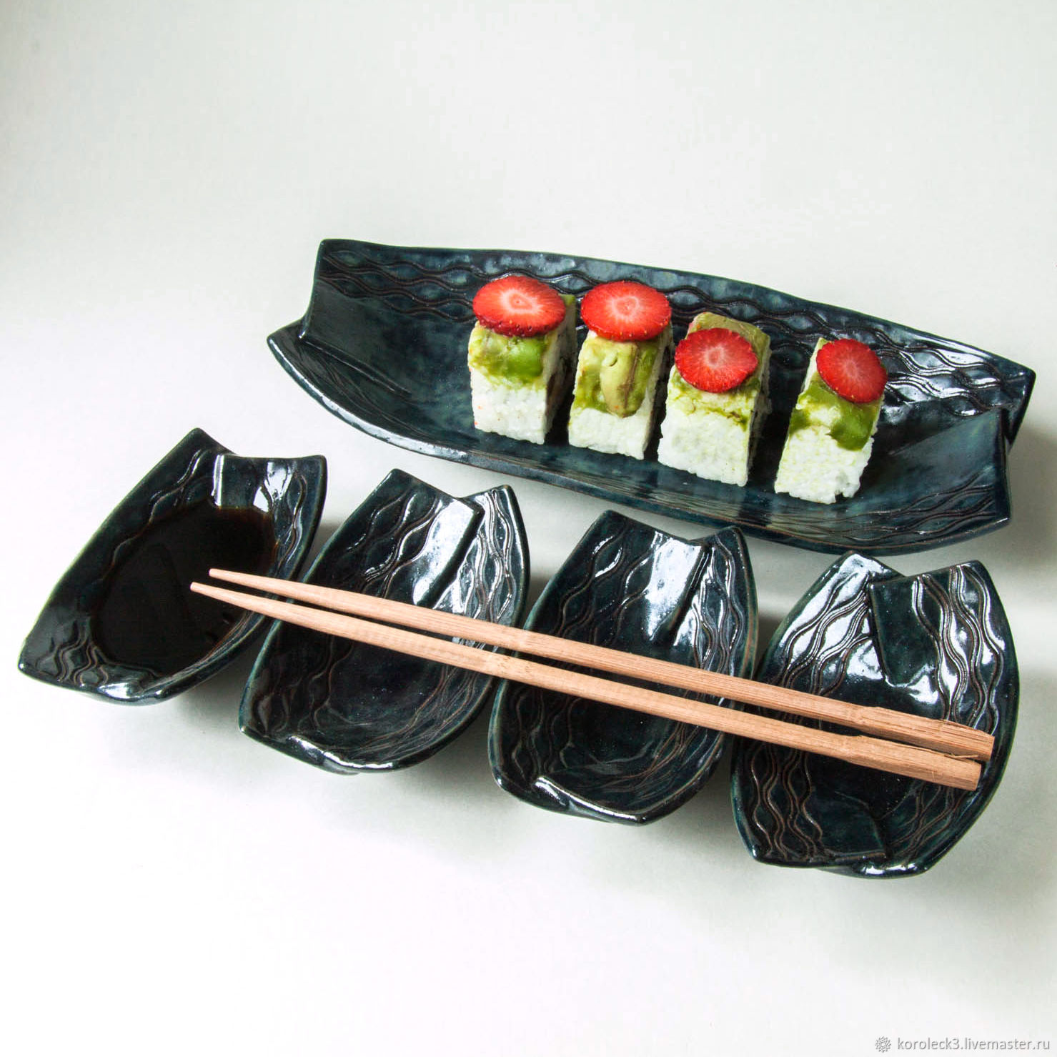 Набор посуды для суши и роллов купить фото 7