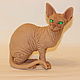 el gato esfinge'ramsés segundo'(repeticiones no hago). Stuffed Toys. Anna Petinati. Online shopping on My Livemaster.  Фото №2