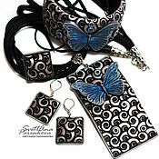 Украшения handmade. Livemaster - original item Magically Butterfly Jewelry Set (194) (193) Designer Jewelry. Handmade.