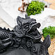 Символ года, блюдце Китайский Дракон фигурка из шунгита. Дух-помощник. Планета Шунгита. Интернет-магазин Ярмарка Мастеров.  Фото №2