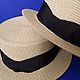 Order Boater hat ' Summer'. Felt Hats Shop. Livemaster. . Hats1 Фото №3