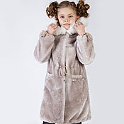 Одежда детская handmade. Livemaster - original item Coats: Mutton coat for girls ( Color 