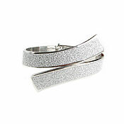 Украшения handmade. Livemaster - original item Shiny silver bracelet, evening bracelet, sparkling bracelet. Handmade.