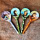 Wooden spoons gift set hedgehogs, Spoons, Zmeinogorsk,  Фото №1