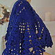 Order Hand-knitted cape,oversize,half-wool. alena11-75. Livemaster. . Capes Фото №3