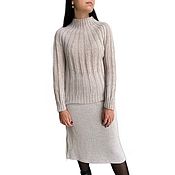 Одежда handmade. Livemaster - original item Knitted suit with a Glasse skirt, wool, alpaca. Handmade.