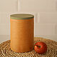 Storage jar with lid 'Eucalyptus'. Birch bark basket, Utensils, Tomsk,  Фото №1