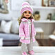 Clothes for Paola Reina dolls. Warm set with shawl. Clothes for dolls. DeSouris (desouris). My Livemaster. Фото №5