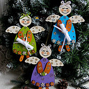 Дед Мороз "Детские забавы"№ 106 (деревянный,расписной)