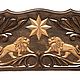 Order Backgammon carved 'Lions and eagle' Art. .019. Gor 'Derevyannaya lavka'. Livemaster. . Backgammon and checkers Фото №3