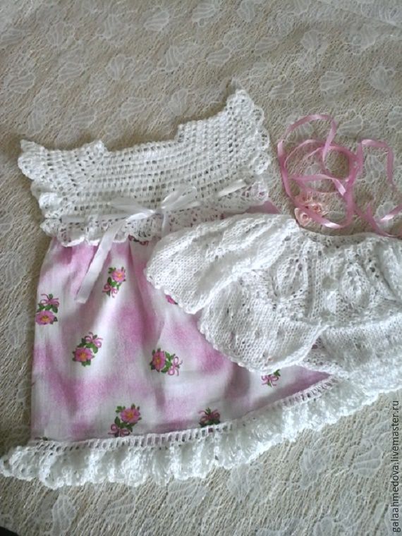 for the baby gift girl dress.Bolero, knitted,fancy, statement,child,dress for a newborn baby,for girls, to extract a set, smart set, handmade
