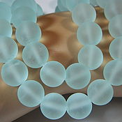 Материалы для творчества handmade. Livemaster - original item 10 mm-Aqua quartz matte mint color. pcs. Handmade.