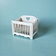 Furniture for dolls - Baby cot "Fairy" 0220, Doll furniture, Vorsma,  Фото №1
