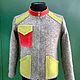Men's felted jacket 'Autumn'. Outerwear Jackets. tonkorunochka (tonkorunochka). Online shopping on My Livemaster.  Фото №2