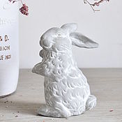 Для дома и интерьера handmade. Livemaster - original item Rabbit Figurine Concrete Easter Decor Provence Country. Handmade.