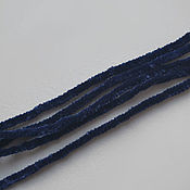 Материалы для творчества handmade. Livemaster - original item chenille japan, color dark blue, 1 meter. Handmade.