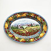 Посуда handmade. Livemaster - original item Dish: Tuscany.My Italy. Handmade.