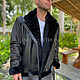Python and lamb leather jacket with fur. Mens outerwear. exotiqpython. Online shopping on My Livemaster.  Фото №2