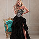  black Orchid evening dress. Dresses. Дизайнерские платья Valensia Atelier. Online shopping on My Livemaster.  Фото №2