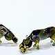 Decorative figurine made of colored glass Hippo Helmut To. Name souvenirs. In Glass. Online shopping on My Livemaster.  Фото №2