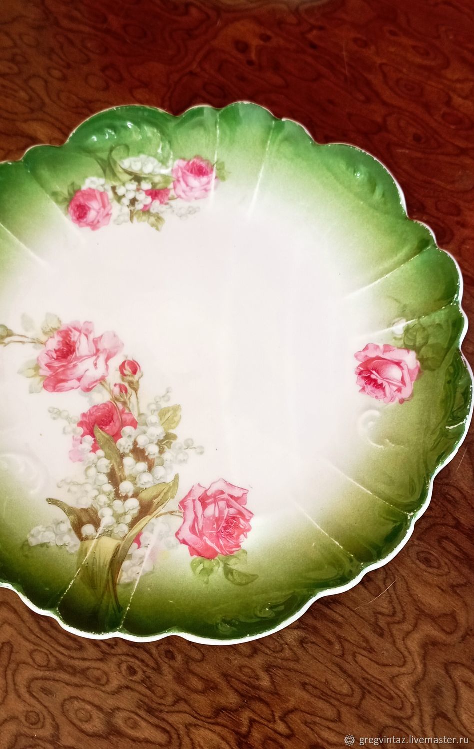 Винтаж: Антикварная настенная тарелка, Кузнецов. в интернет-магазине на ...