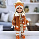 Clothes for Paola Reina dolls. A warm set of 'Fox', Clothes for dolls, Voronezh,  Фото №1