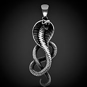 Украшения handmade. Livemaster - original item suspension: Cobra snake. Handmade.
