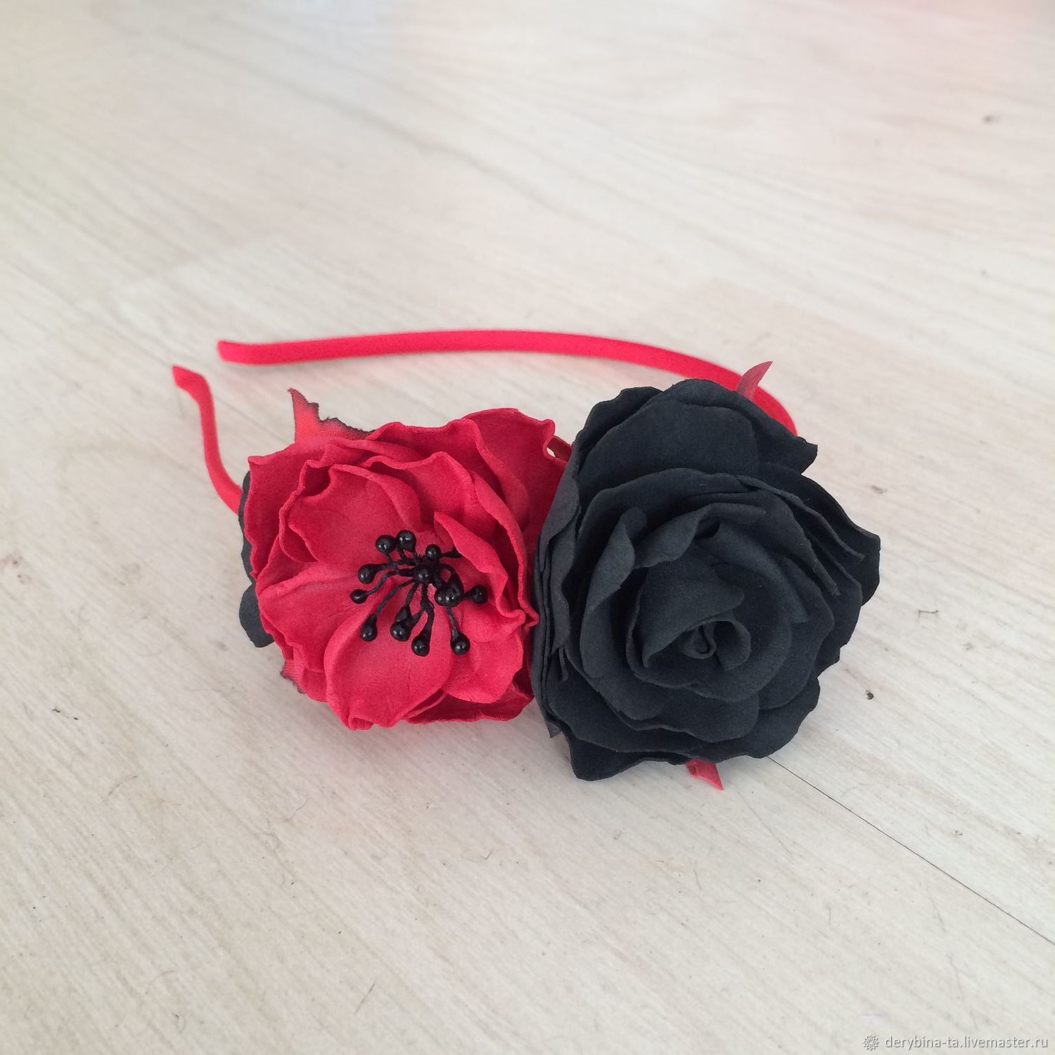 Ободок черный с цветами Abel and Lula: купить за в Астане в интернет-магазине Babybug