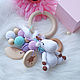 Order Juniper rodent, teether, a gift for the birth of a daughter. LillyShop. Livemaster. . Teething toys Фото №3