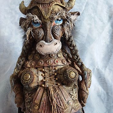 Куклы и игрушки ручной работы. Ярмарка Мастеров - ручная работа Подруга быка -викинга. Handmade.