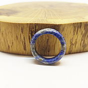 Украшения handmade. Livemaster - original item 17.75 Lapis Lazuli Ring Egyptian Night (cl17755). Handmade.